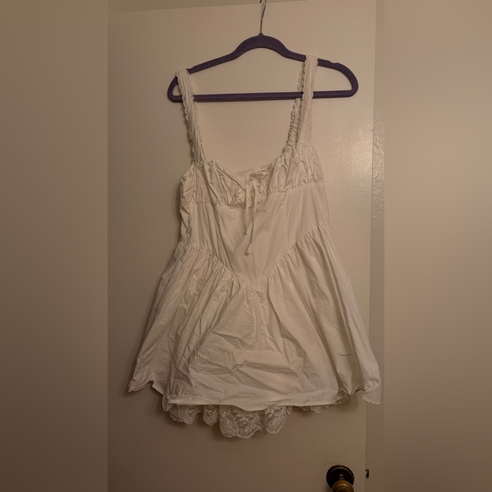 Finesse cottage core vibe milkmaid dress